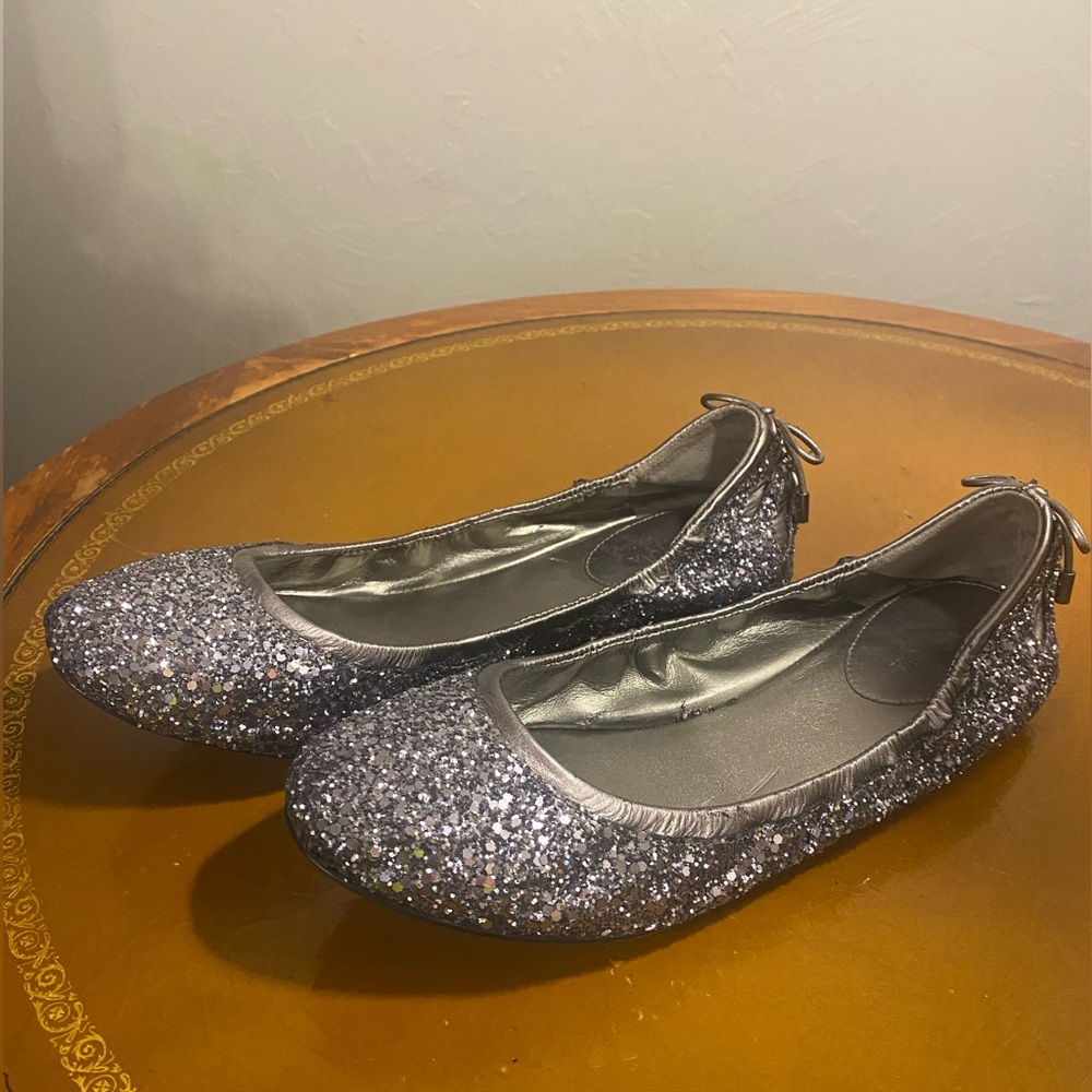 Shariapova by Cole Haan, Air Jasmine Sandals, Dark Silver Metallic, size 9